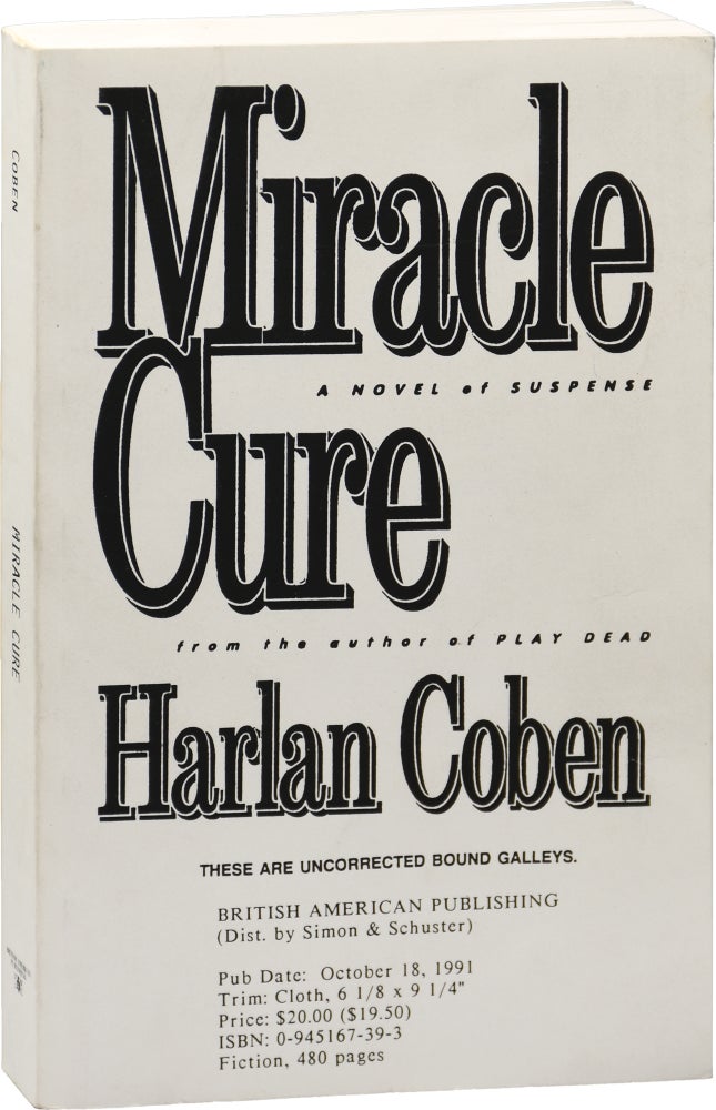 [Book #154343] Miracle Cure. Harlan Coben.