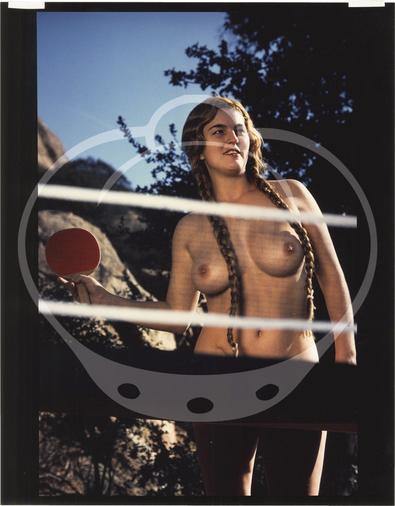 Archive of nine original oversize photographs, including two signed by Russ Meyer, from the director's personal collection