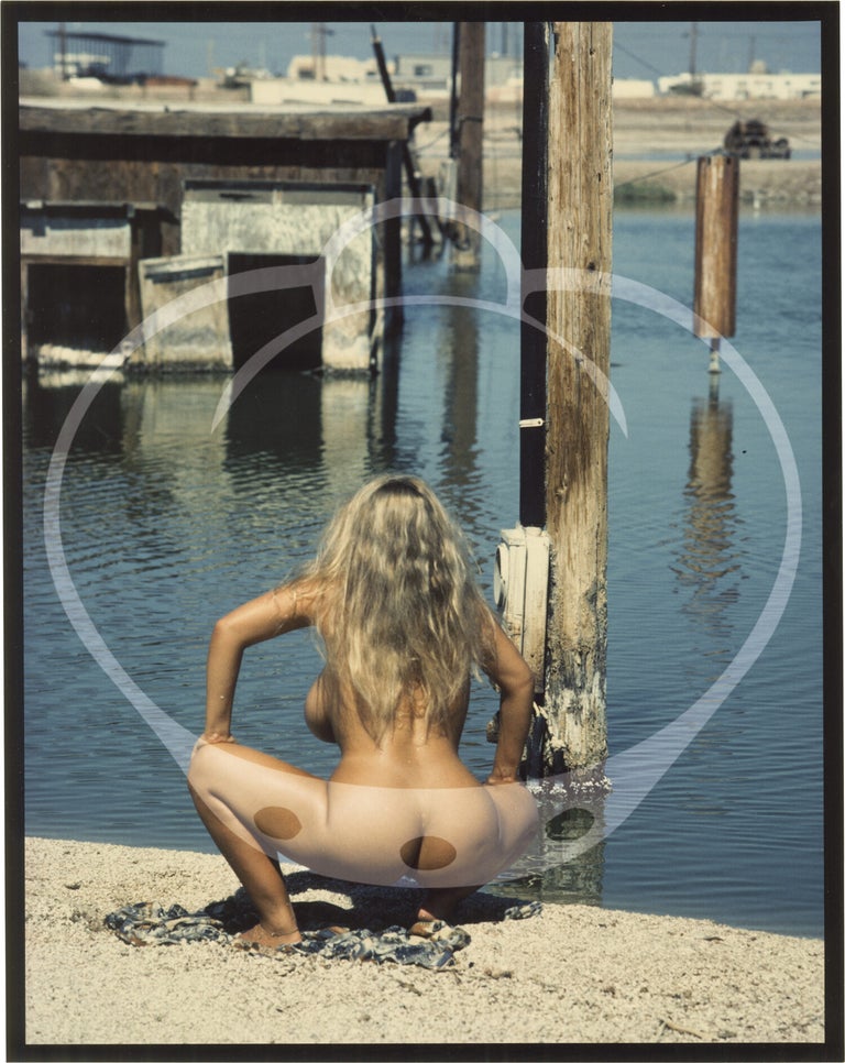 Archive of nine original oversize photographs, including two signed by Russ Meyer, from the director's personal collection