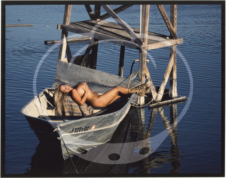 Archive of nine original oversize photographs, including two signed by Russ Meyer, from the director's personal collection