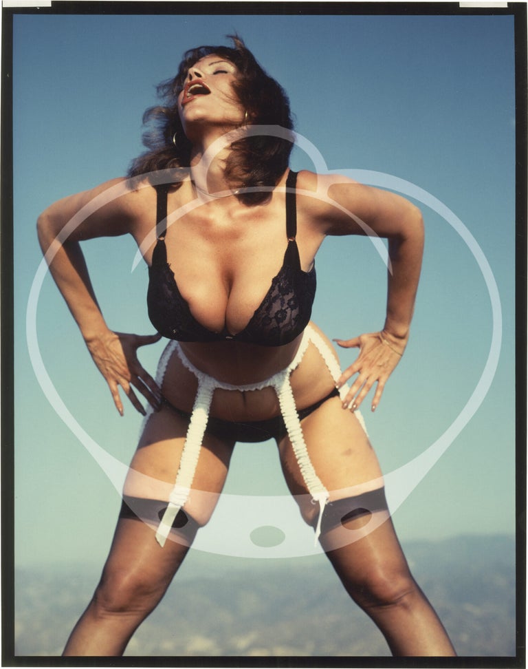 Archive of nine original oversize photographs, including two signed by Russ Meyer, from the director's personal collection