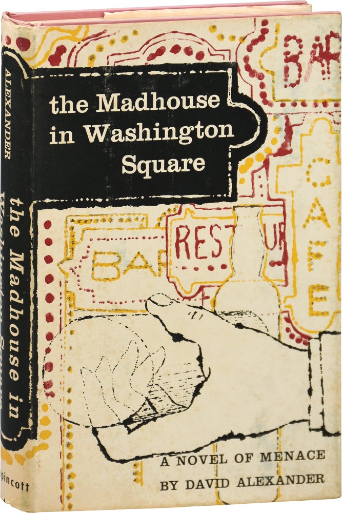 [Book #154419] The Madhouse in Washington Square. David Alexander, Andy Warhol, author, jacket design.