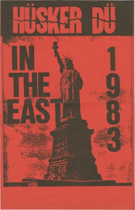 Book #154425] Original 1993 Husker Du "In the East" tour poster. Husker Du