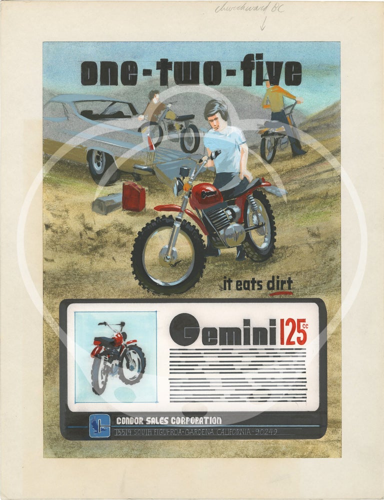 Archive of working material belonging to Delta Associates founder Lynn Wineland, including advertising art, production materials, and ephemera relating to motorcycling