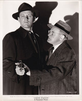 Book #154518] Union Station (Original promotional photograph of William Holden and Barry...