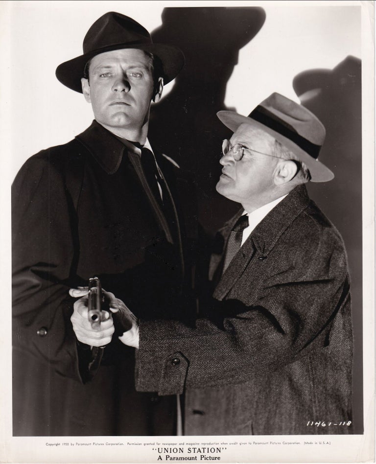 Book #154518] Union Station (Original promotional photograph of William Holden and Barry...