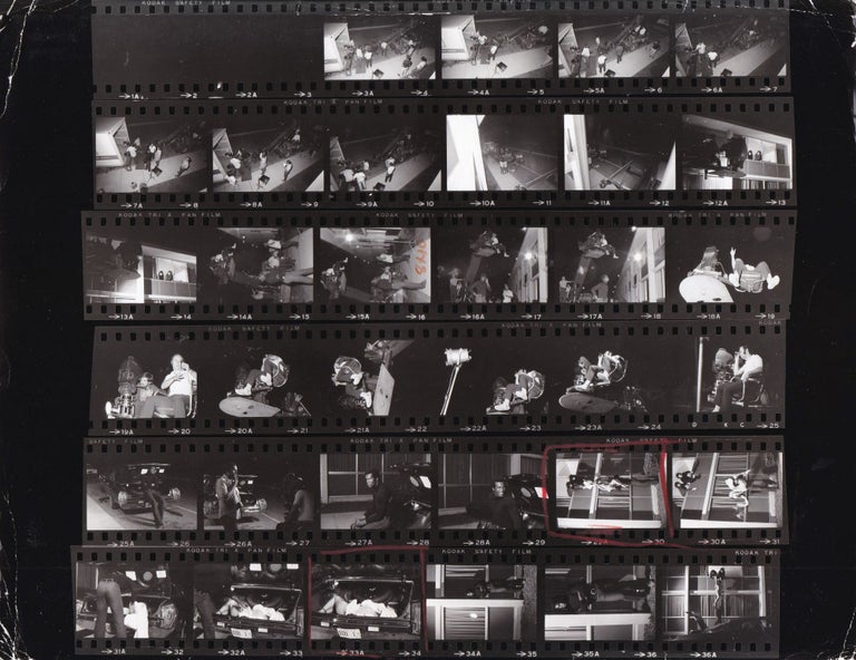 Book #154525] Hell Up in Harlem (Original contact sheet from the 1973 film). Larry Cohen, Gloria...