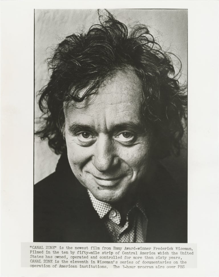 Book #154554] Canal Zone (Original publicity photograph of Frederick Wiseman from the 1977 film)....