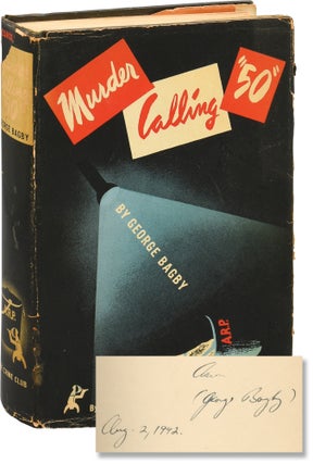 Book #154570] Murder Calling "50" (First Edition, inscribed by the author). Aaron Marc Stein,...