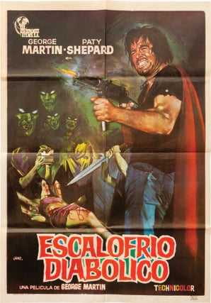 Book #154824] Escalofrio diabolico (Original poster for the 1971 film). Jorge Martin as George...