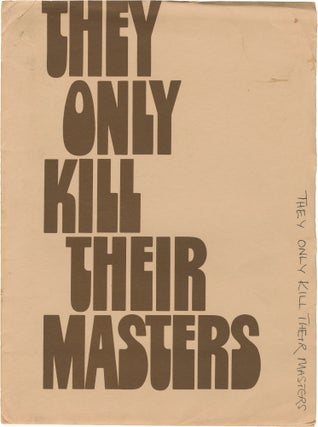 Book #154881] They Only Kill Their Masters (Original press kit for the 1972 film). James Garner,...