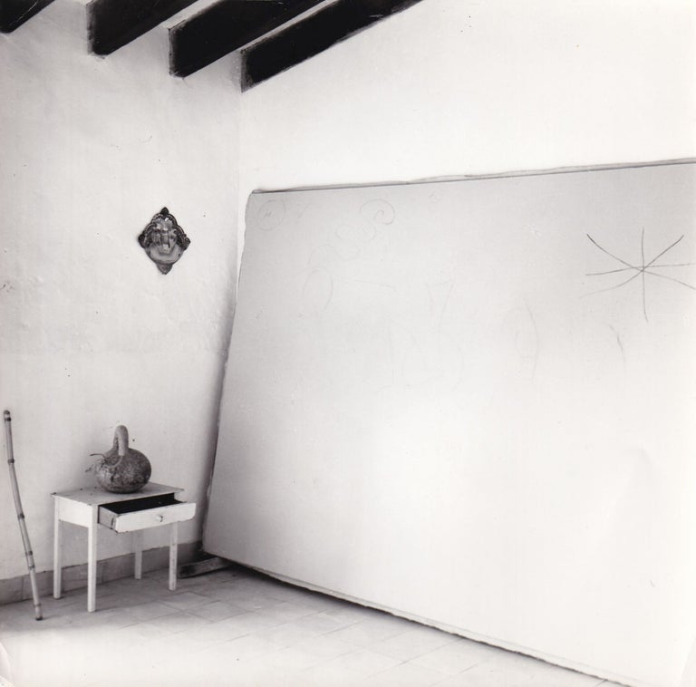 Two original photographs of Joan Miro, circa 1968