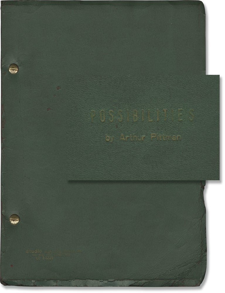 Book #155022] Possibilities (Vintage script for the 1968 play). Jerome Kilty, Arthur Pittman,...