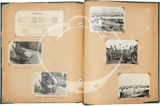 Archive of 63 original photographs relating to Southern California Midget Auto Racing and African American driver Rajo Jack
