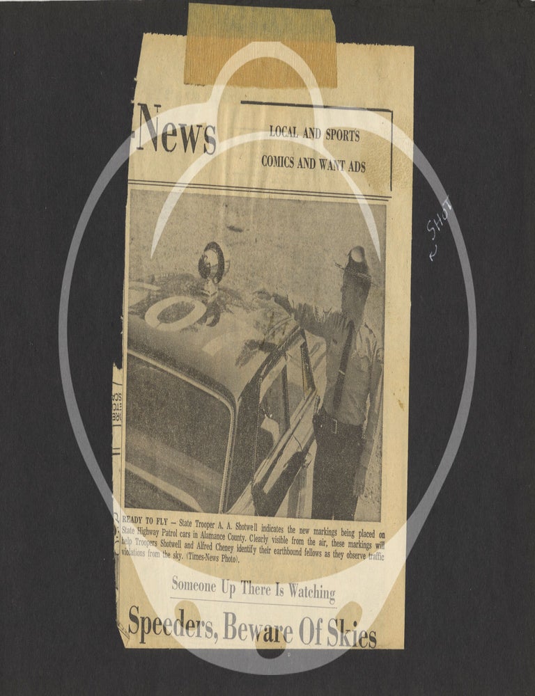 Archive of photographs, newspaper clippings, and ephemera regarding automobiles and automobile accidents, 1963-1966