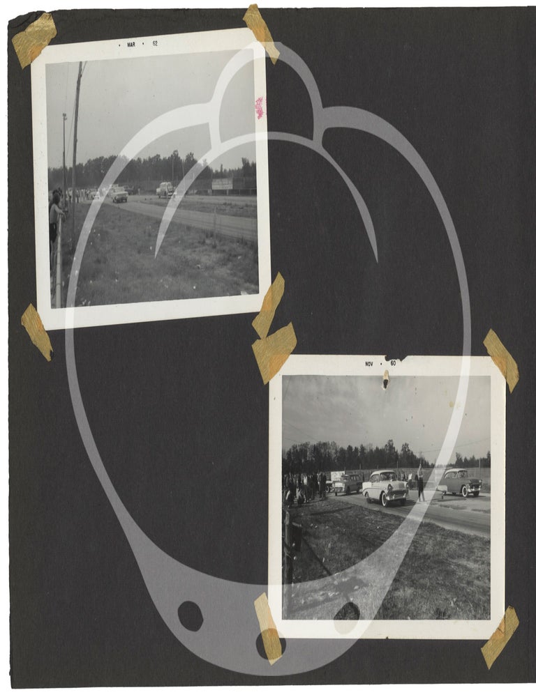 Archive of photographs, newspaper clippings, and ephemera regarding automobiles and automobile accidents, 1963-1966