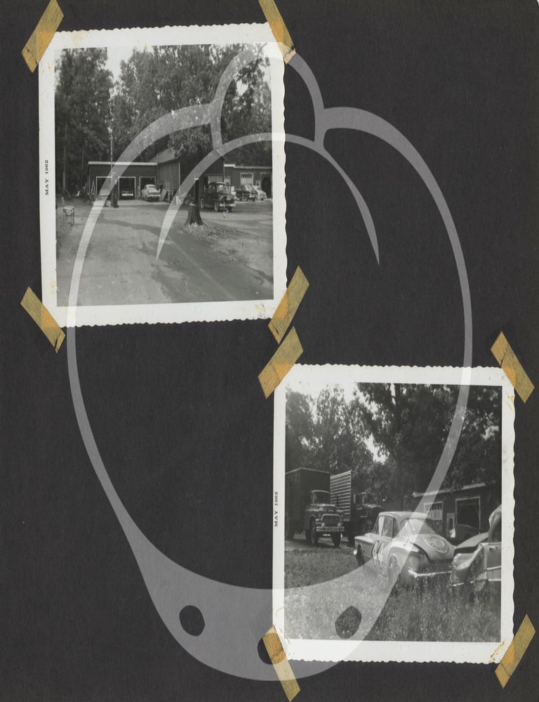 Archive of photographs, newspaper clippings, and ephemera regarding automobiles and automobile accidents, 1963-1966