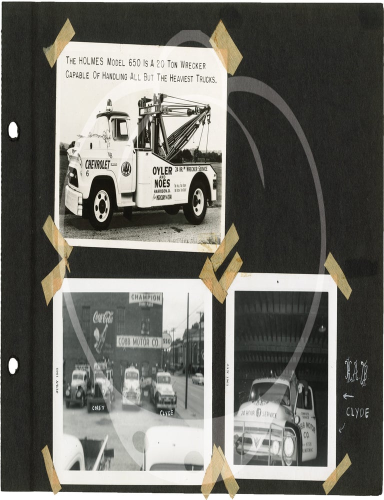 Archive of photographs, newspaper clippings, and ephemera regarding automobiles and automobile accidents, 1963-1966