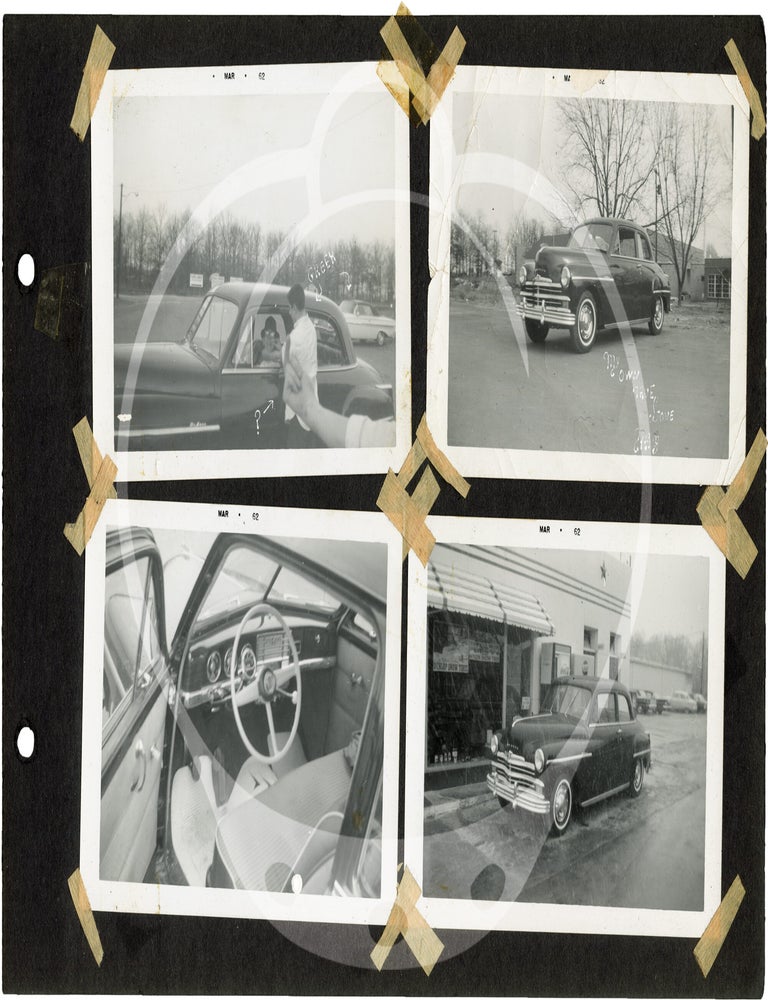 Archive of photographs, newspaper clippings, and ephemera regarding automobiles and automobile accidents, 1963-1966