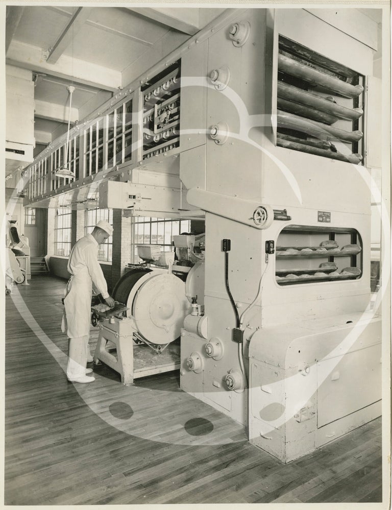 Archive of 30 original photographs taken at Franz Bakery, circa 1935
