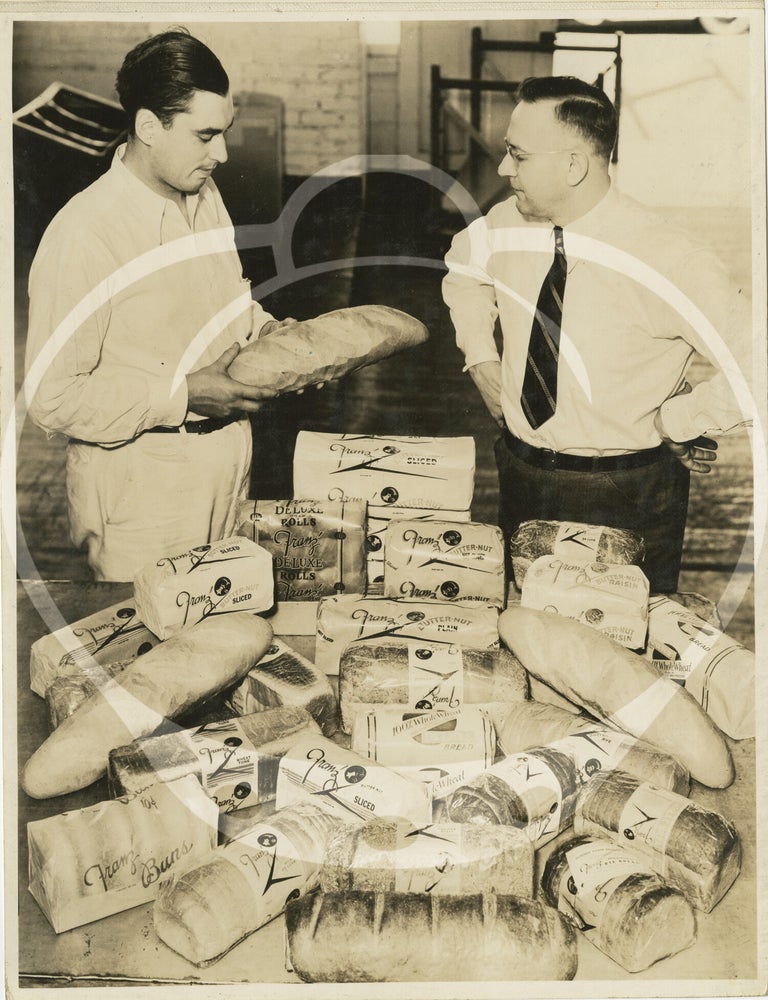 Archive of 30 original photographs taken at Franz Bakery, circa 1935