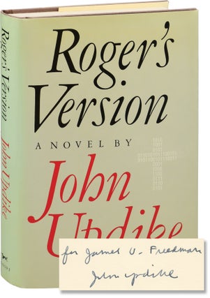 Book #155286] Roger's Version (First Edition, inscribed by the author). John Updike