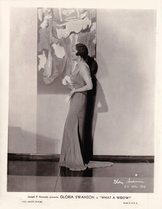 Book #155304] What a Widow! (Original photograph of Gloria Swanson from the 1930 film). Gloria...