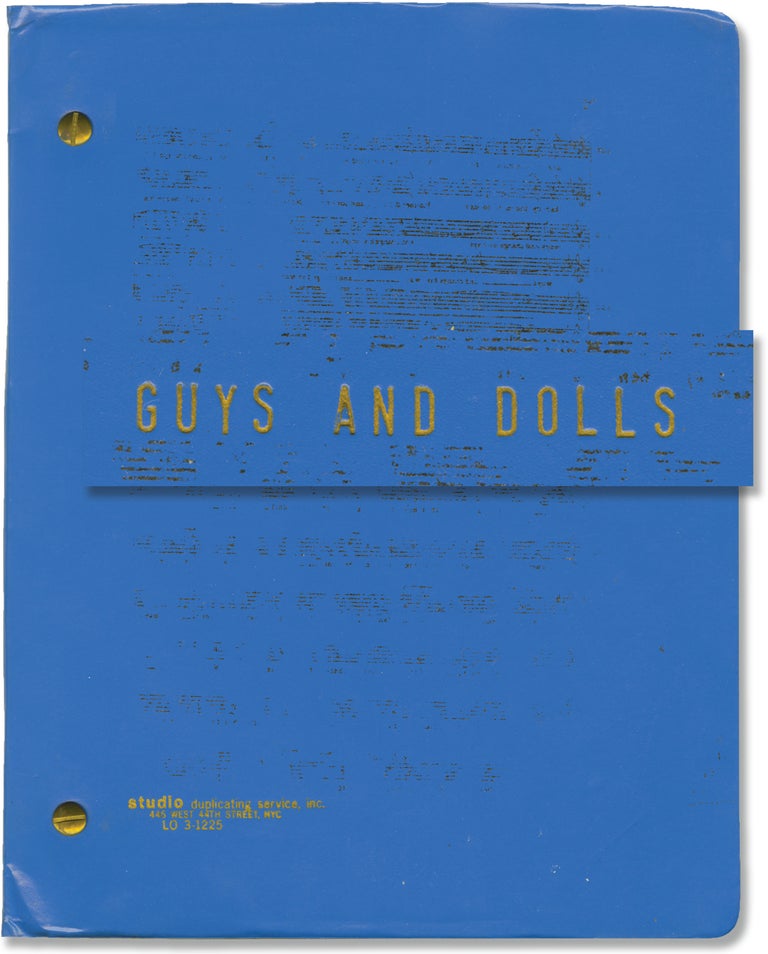 Book #155325] Guys and Dolls (Original script for the 1965 play). Gus Schirmer, Frank Loesser,...