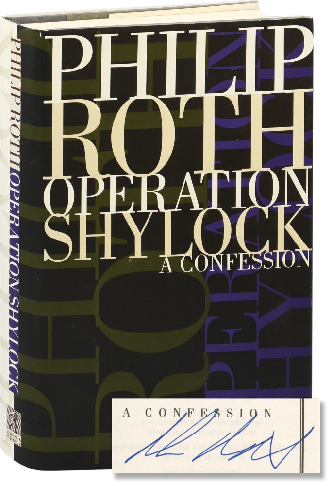 Book #155333] Operation Shylock (Signed First Edition). Philip Roth