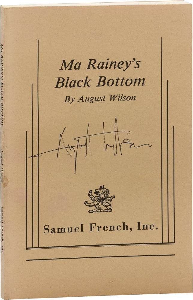 Book #155339] Ma Rainey's Black Bottom (First UK Edition, signed). August Wilson