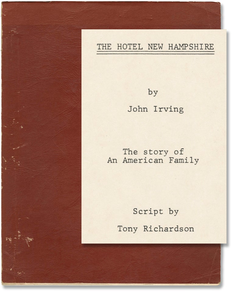 Book #155349] The Hotel New Hampshire (Original screenplay for the 1984 film). Beau Bridges Jodie...