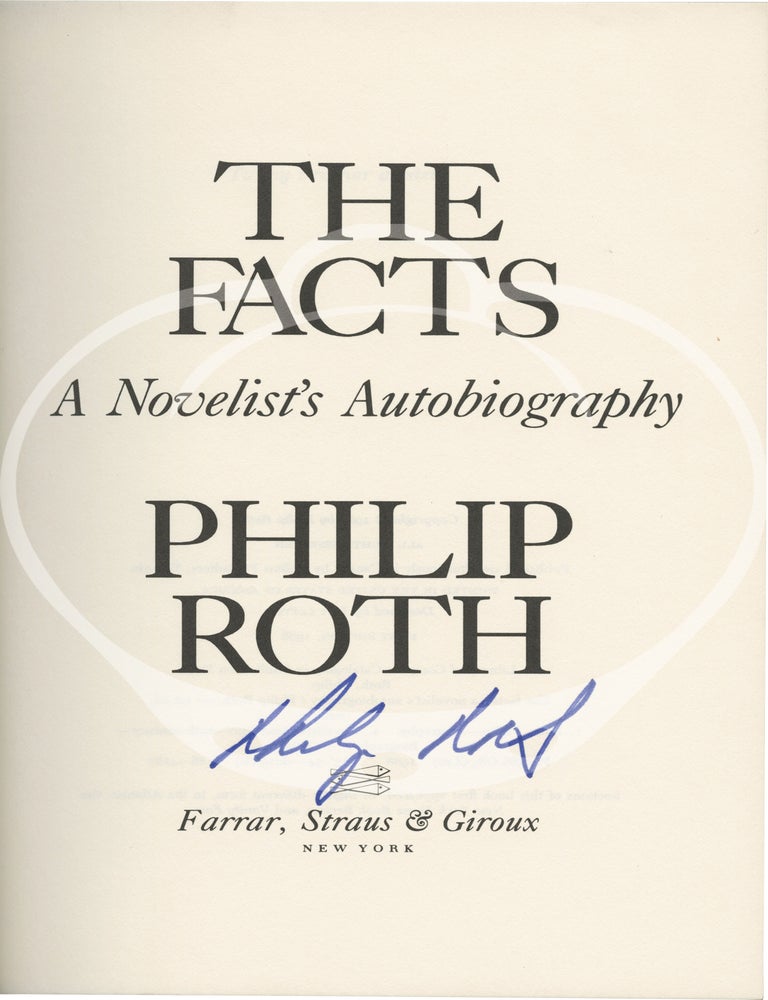 The Facts: A Novelist's Autobiography