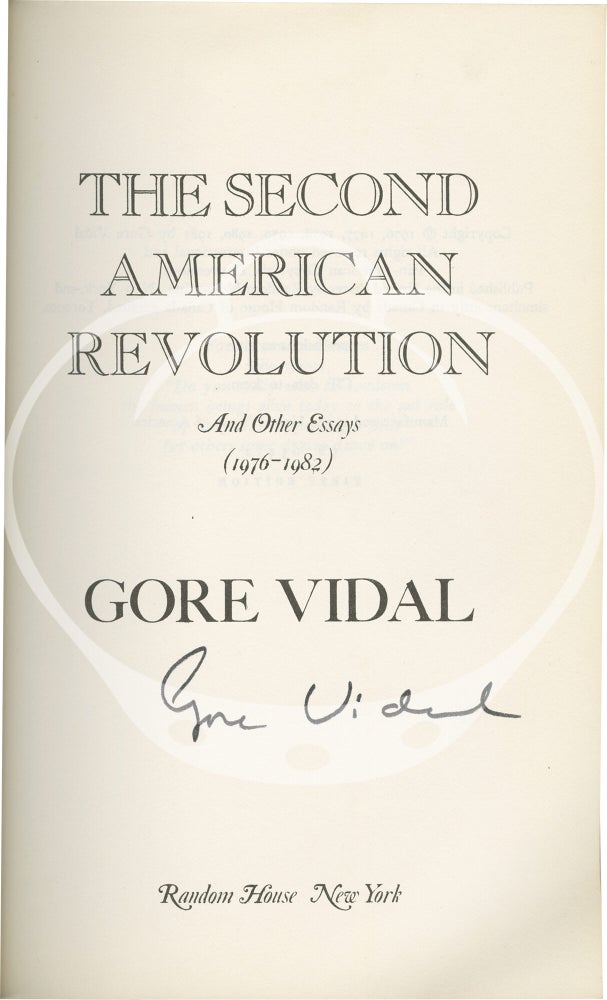 The Second American Revolution and Other Essays 1976-1982