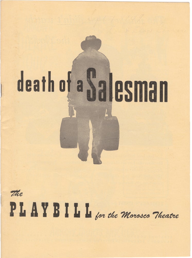 Book #155457] Death of a Salesman (Original playbill for the 1949 Broadway production). Arthur...