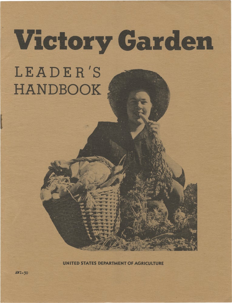 Book #155461] Original Victory Garden Leader's Handbook. Food, Gardening