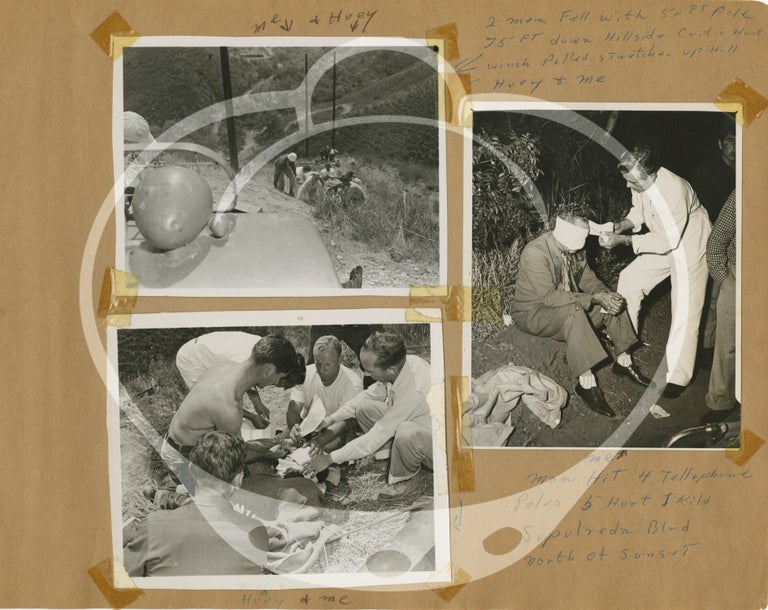 Original archive of photographs and ephemera belonging to an ambulance driver in Southern California, 1951-1952