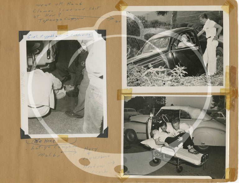 Original archive of photographs and ephemera belonging to an ambulance driver in Southern California, 1951-1952