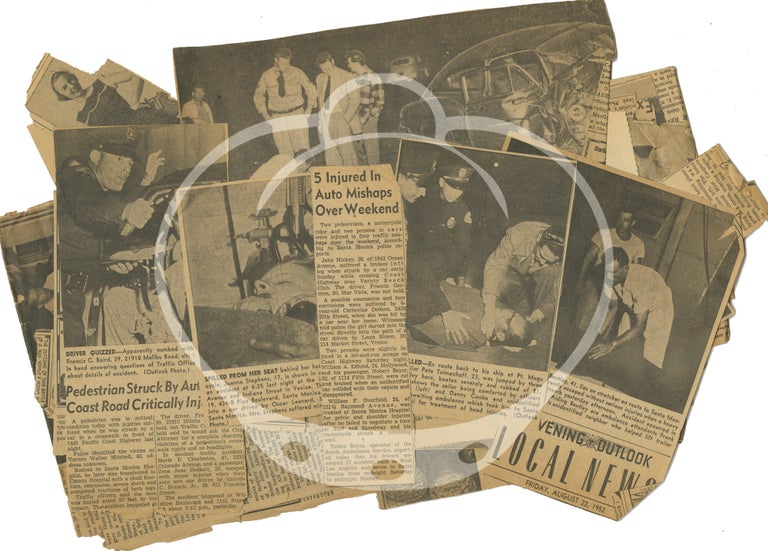 Original archive of photographs and ephemera belonging to an ambulance driver in Southern California, 1951-1952