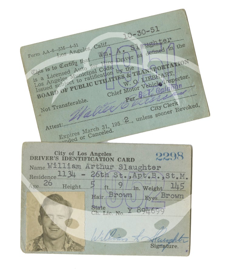 Original archive of photographs and ephemera belonging to an ambulance driver in Southern California, 1951-1952