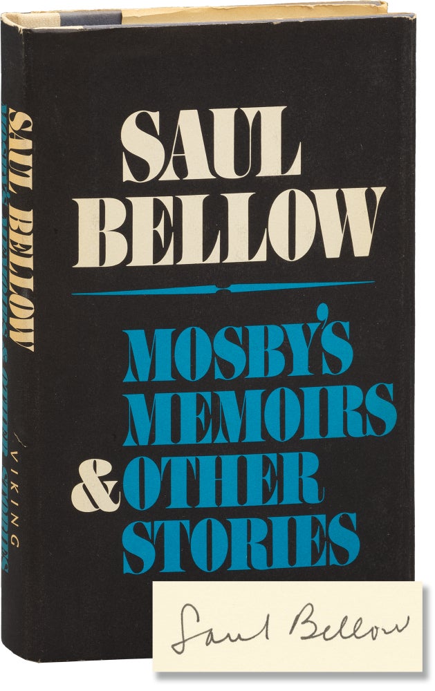 Book #155484] Mosby's Memoirs and Other Stories (Signed First Edition). Saul Bellow