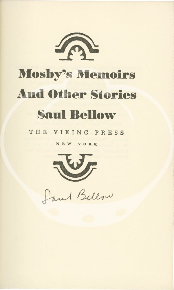 Mosby's Memoirs and Other Stories