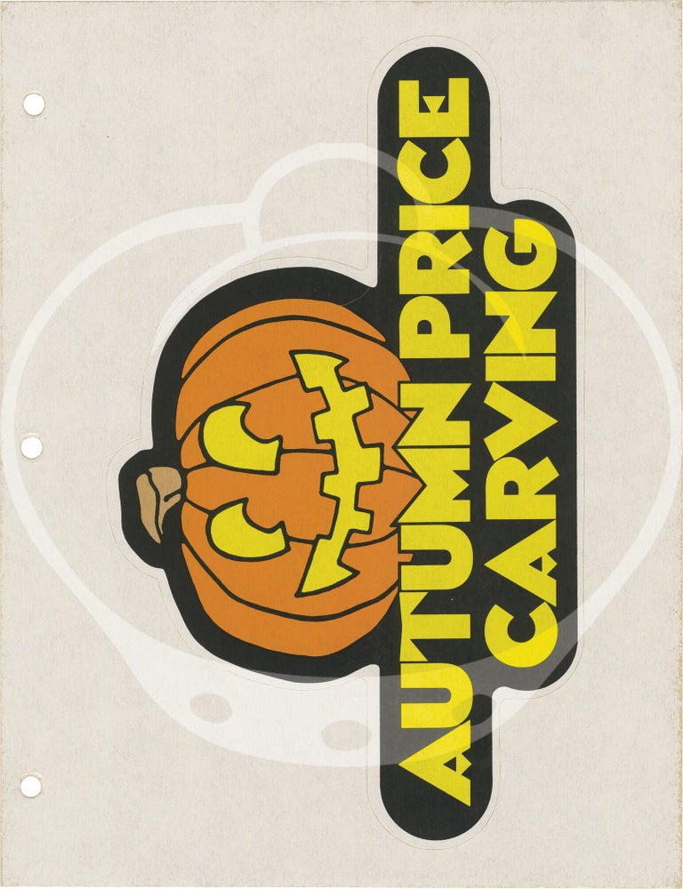 Archive of 26 original die-cut wax-based advertising stickers, circa 1980s