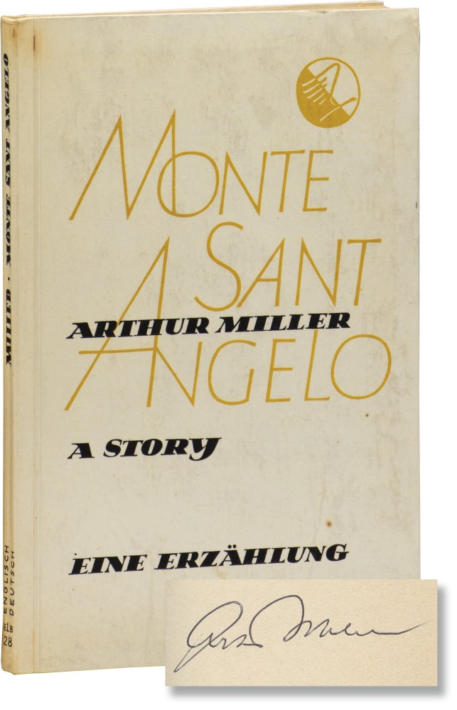 [Book #155523] Monte Sant Angelo: A Story. Arthur Miller.