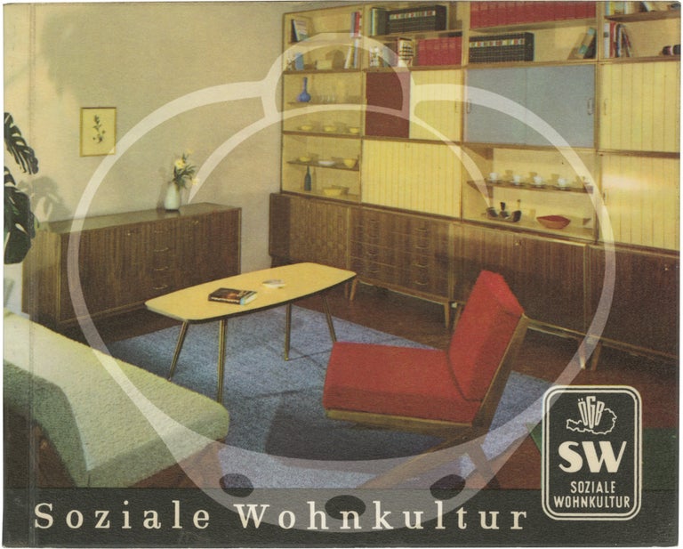 Two original furniture and home decoration booklets produced for municipal housing in Vienna, circa late 1950s