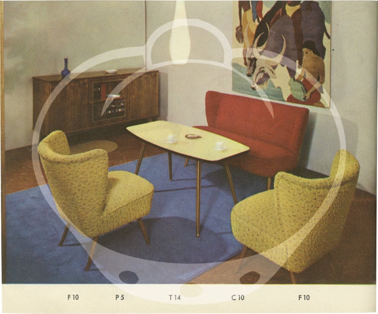Two original furniture and home decoration booklets produced for municipal housing in Vienna, circa late 1950s