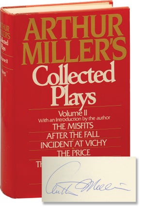 Book #155562] Arthur Miller's Collected Plays, Volume II (Signed First Edition). Arthur Miller