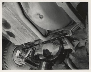 Collection of 13 original photographs of a Packard Patrician 400, documenting the car's performance during a road trip to California