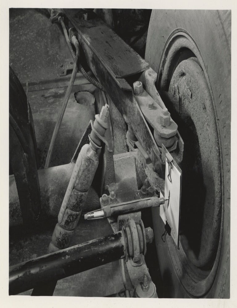 Collection of 13 original photographs of a Packard 200, documenting the car's performance during a road trip to California