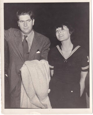 Book #155627] Original snapshot photograph of Max Reinhardt and Luise Rainer, circa 1930s. Luise...