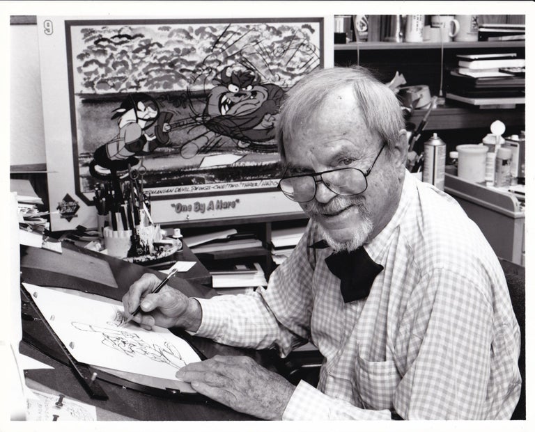 [Book #155643] Original photograph of animator and voice artist Chuck Jones, circa 1980s. Chuck Jones, subject.